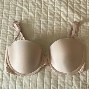 Victoria’s Secret Strapless Multiway Beige Bra 32C